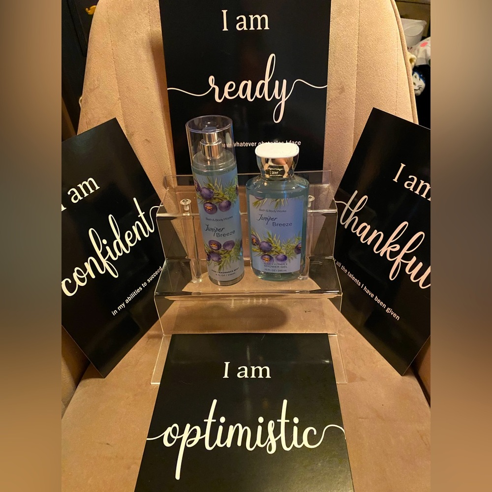 BRAND NEW 2pc “Juniper Breeze” B&BW Shower Gel & Mist set-XMAS IS COMING 🎁🎄🎁